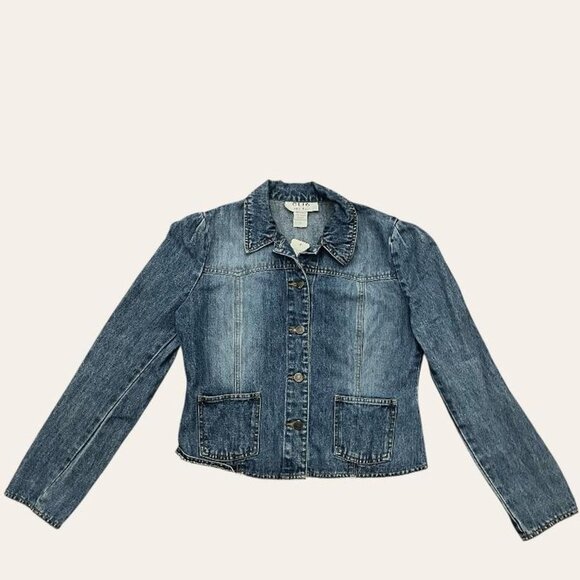 Clio 90s vintage cropped denim jacket - small/medium - Picture 5 of 6